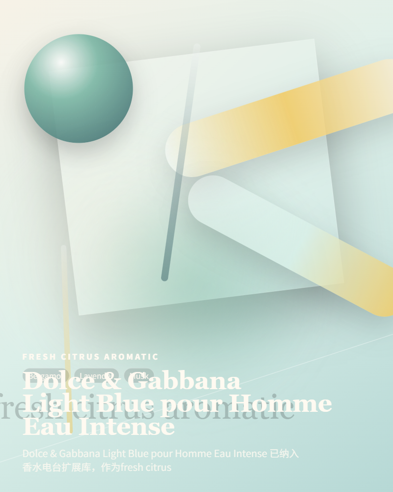 Dolce & Gabbana – Light Blue pour Homme Eau Intense