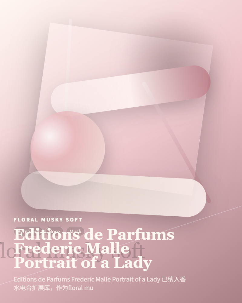 Editions de Parfums Frederic Malle – Portrait of a Lady