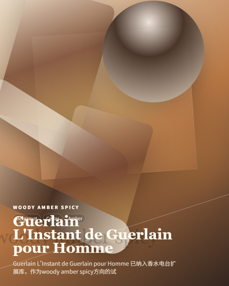 Guerlain – L’Instant de Guerlain pour Homme