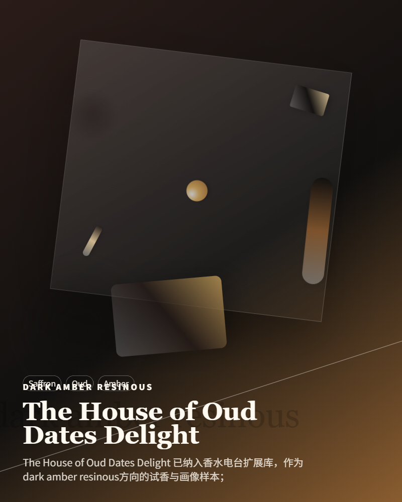 The House of Oud – Dates Delight