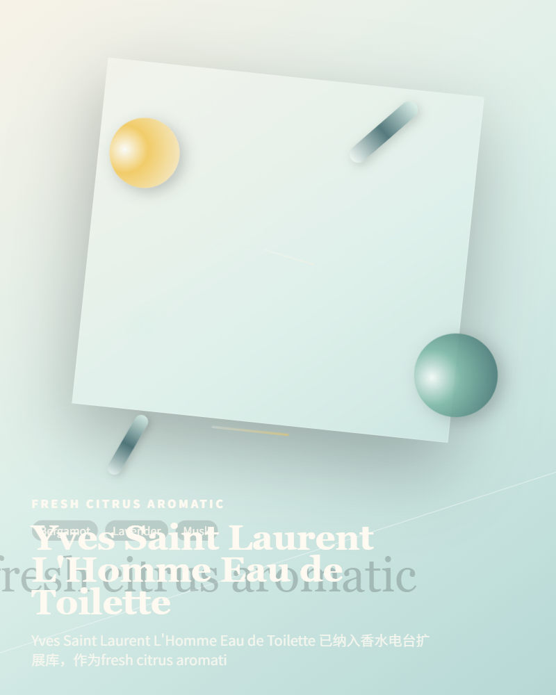 Yves Saint Laurent – L’Homme Eau de Toilette