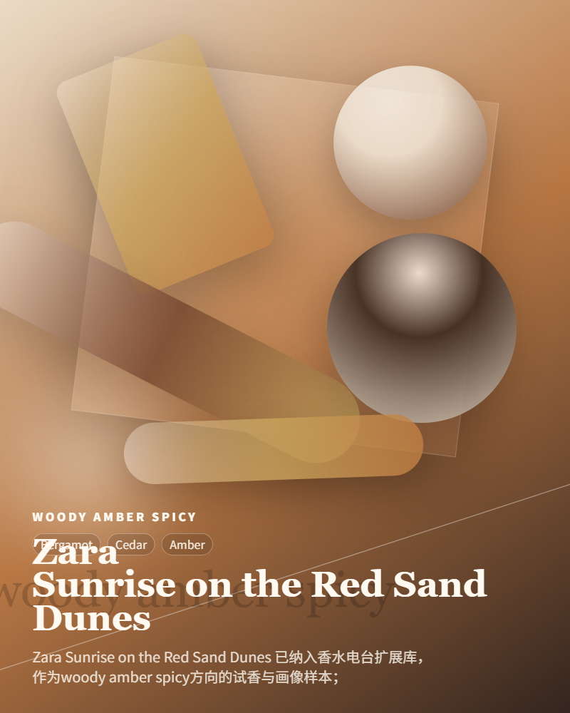 Zara – Sunrise on the Red Sand Dunes